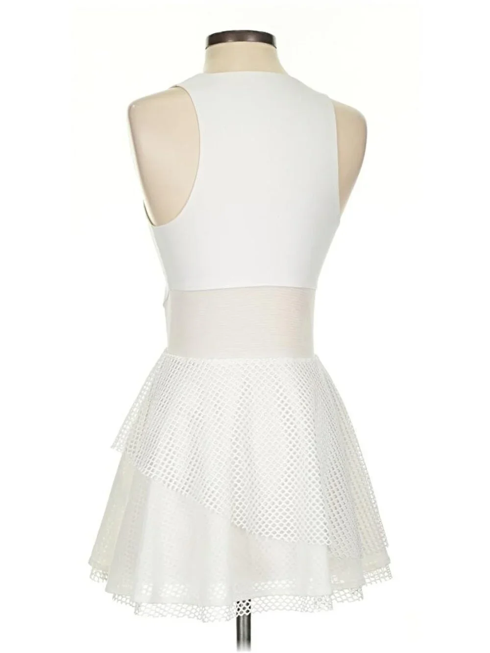 Nwt Nike STUNNING White Tennis Dress mesh skirt XS